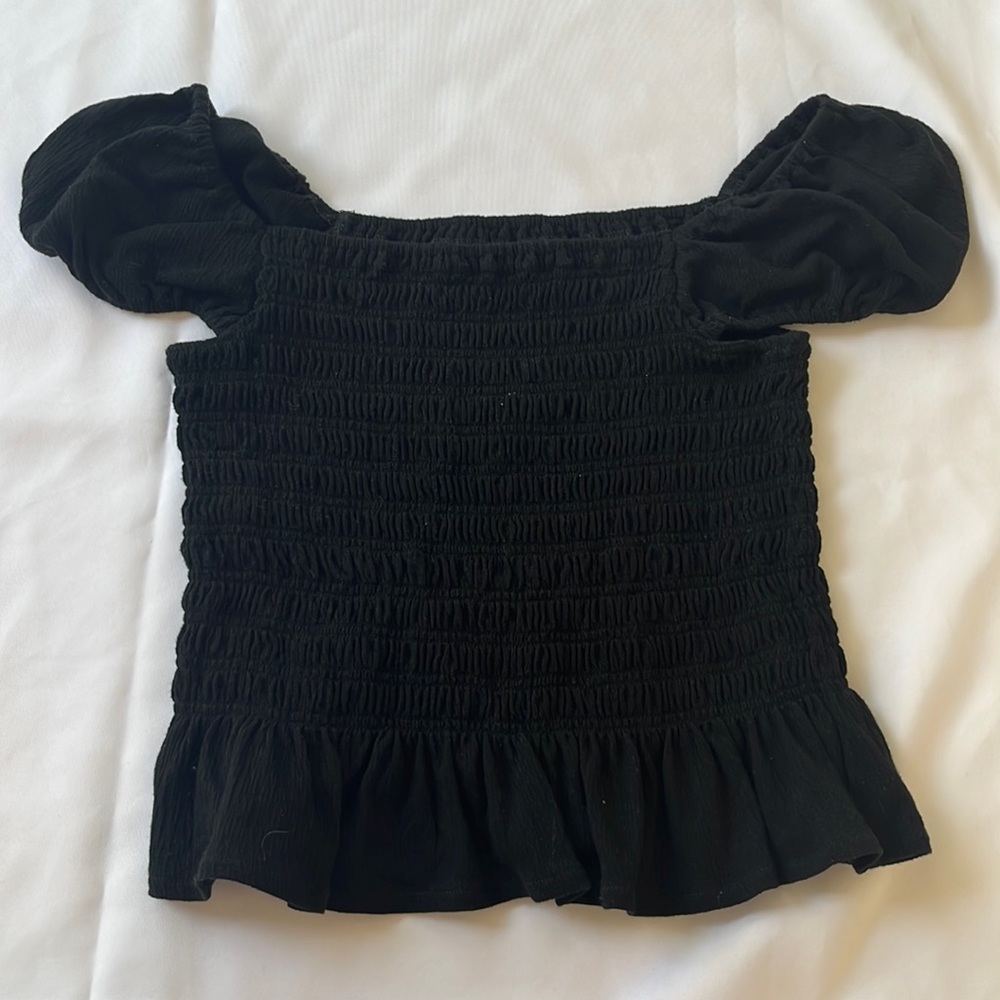 Madewell Women’s peplum style top size extra small
